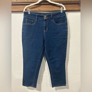 Ladies Copperhash Curvy Capri Blue Jeans Size 12 (864)